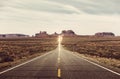 Monument valley road Royalty Free Stock Photo