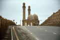 Road leading to Bibiheybat mosque, Azerbaijan Royalty Free Stock Photo