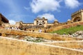 The road leading to the entrance to Amber Fort. Jaipur, India