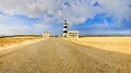 Road leading to a lighthouse Royalty Free Stock Photo