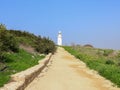 The road leading to the old lighthouse Royalty Free Stock Photo