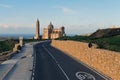 Road leading to Ta` Pinu church in Gozo, Malta