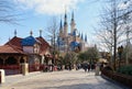 Road leads to Disneyland Castle, Shanghai