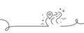 Road line icon. Journey path sign. Continuous line with curl. Vector Royalty Free Stock Photo