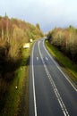 A82 road at Loch Lomond Royalty Free Stock Photo
