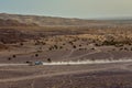 Road on Maranjab desert, Iran