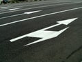 Road marking Royalty Free Stock Photo