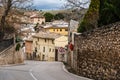 Road in the medieval town of Pastrana in Spain Royalty Free Stock Photo