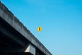 A road Merge Sign Royalty Free Stock Photo