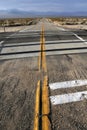 Road, Mojave Desert Royalty Free Stock Photo