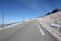 road in Mont Ventoux, France Royalty Free Stock Photo