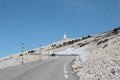 Road in Mont Ventoux, France Royalty Free Stock Photo