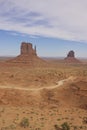 Road Through Monument Valley Royalty Free Stock Photo