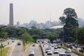 Road motion in Sao Paolo, Brazil