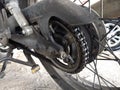 Road motorcycle chain wheel