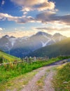 Road and mountain Royalty Free Stock Photo