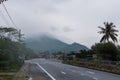 Road in mountain area of Vietnam. Royalty Free Stock Photo