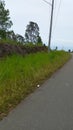 road in the mountain in Bener Meriah ,Aceh Indonesia Royalty Free Stock Photo