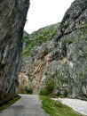 Road in mountain canyon Royalty Free Stock Photo