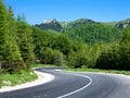Road in mountain landscape Royalty Free Stock Photo
