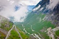 Road in mountain range Royalty Free Stock Photo