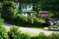 Road of Mountain Village Lingtham Sikkim Royalty Free Stock Photo