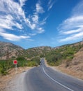 Road in mountains Royalty Free Stock Photo