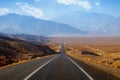 Road in the mountains of Iran. Traveling to Iran by car Royalty Free Stock Photo