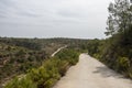 Road through the mountains of the Senia Royalty Free Stock Photo