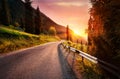 Road in the mountains Royalty Free Stock Photo