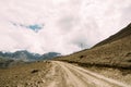 Road from Muktinath to Kagbeni