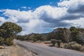 Road in Museum Hill, Santa Fe, New Mexico, USA