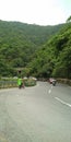 Road of Mussorie Uttarakhand in India