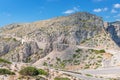 Road near cape Formentor in Mountains