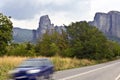 Road near Kalambaka area in Greece Royalty Free Stock Photo