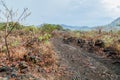 Road near Telica volcano, Nicarag