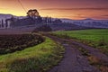 A road near Todi, Umbria, Italy