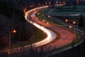 Road night view Royalty Free Stock Photo