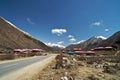 On the road,Nyingchi,Tibet Royalty Free Stock Photo