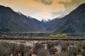 On the road,Nyingchi,Tibet Royalty Free Stock Photo