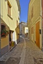 The old town of Cassano Irpino in Italy. Royalty Free Stock Photo