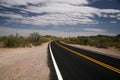 Road in the Organ Pipe National Monument Royalty Free Stock Photo