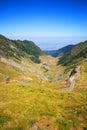 Road over Fagaras mountains