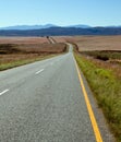 Road over farm lands