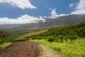 Road past Hana around the back side of Haleakala on Maui