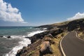 Road past Hana around the back side of Haleakala on Maui Royalty Free Stock Photo