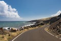 Road past Hana around the back side of Haleakala on Maui Royalty Free Stock Photo