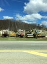 Road Paving Equipment Royalty Free Stock Photo