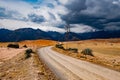 Road among Peru landscape