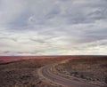 Road in Petrified Forest National Park, Arizona, USA Royalty Free Stock Photo